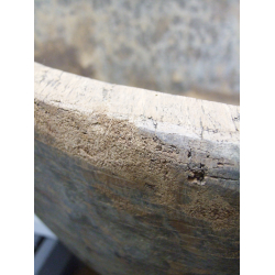 Misa z drewna egzotycznego Brąz XXL 74cm